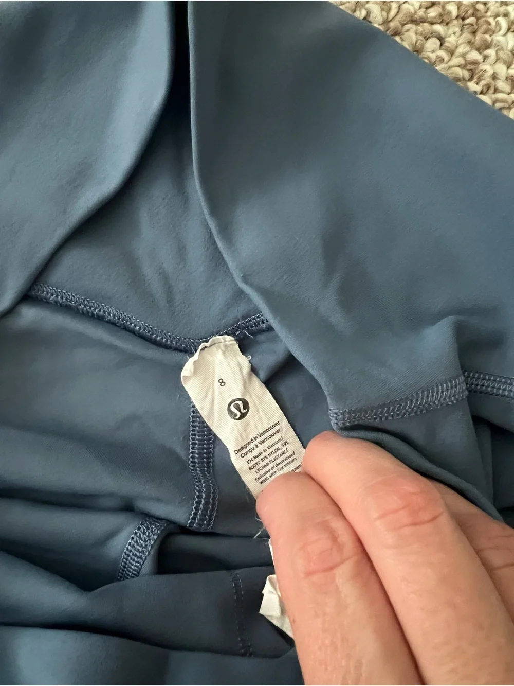 Lululemon Align 6” High-Waist Bike Shorts - Oasis Blue